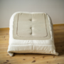 Togo Armchair and Ottoman Set Bouclé White 4
