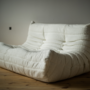 Togo Lounge Set 3 pezzi Bouclé Bianco 2