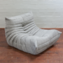 Togo armchair textile light grey 1