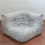 Togo Corner Sofa Fabric Light Grey 0