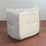 Togo Sessel und Ottoman Set Textil Hellgrau 5