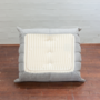 Togo Sessel und Ottoman Set Textil Hellgrau 6