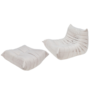 Togo Armchair and Ottoman Set Fabric Off-White 0