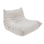 Togo Poltrona e Pouf Set Tessuto Off-White 2