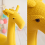 Giraffe Maxi Plush Toy Cotton Wood Yellow 3