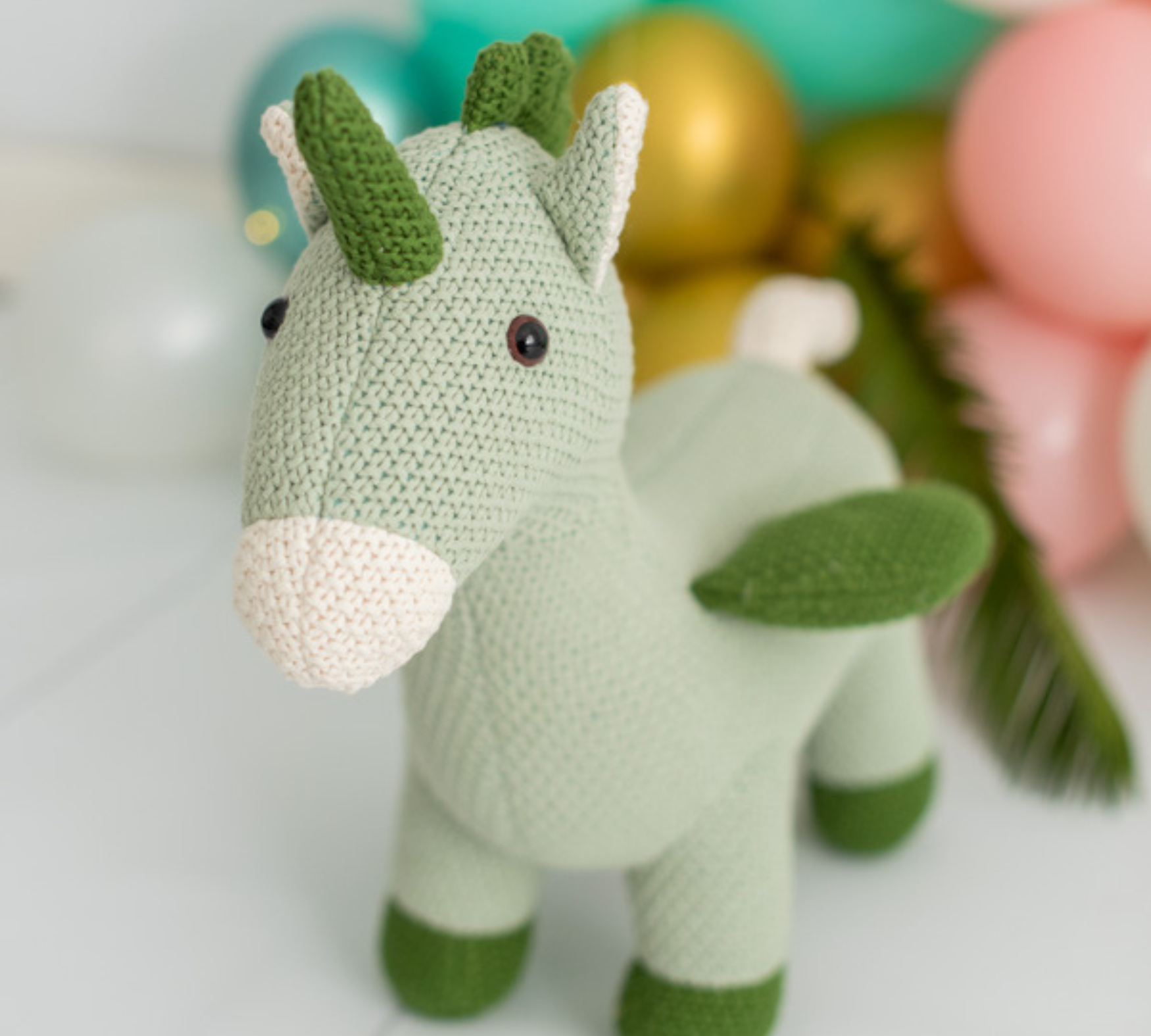 Pegasus Mini Plush Toy Cotton Green 1