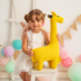 Giraffe Mini Plush Toy Cotton Yellow 0