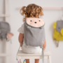 Mouse Backpack Cotton Grey 0