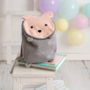 Mouse Backpack Cotton Grey 1