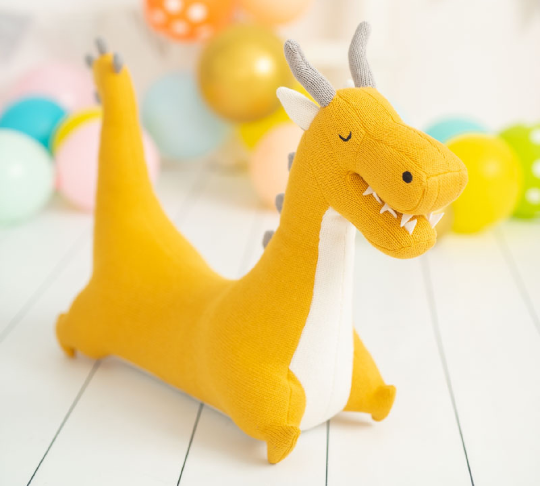 Dragon Mini Plush Toy Cotton Yellow 0