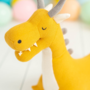 Dragon Mini Plush Toy Cotton Yellow 3
