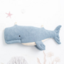 2x Beluga Whale Plush Toy Cotton Blue Beige 5