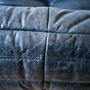 Togo Armchair Pull-Up Leather Black 3