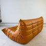 Togo Sofa 3-seater High-gloss leather Cognac Light 5
