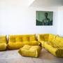 Togo Lounge Set 5-piece Pull-Up Leather Yellow 0