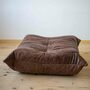 Togo Ottoman Pull-Up-Leder Braun 1