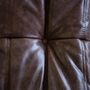 Togo Ottoman Pull-Up-Leder Braun 2