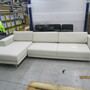 Tyme Sofa Bed Chaise Lounge Left Vegan Wool Cream Beige 0