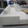 Tyme Sofa Bed Chaise Lounge Left Vegan Wool Cream Beige 3