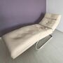 Liege Leder Metall Grau 2