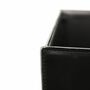 Spice Vase Metal Leather Black 2