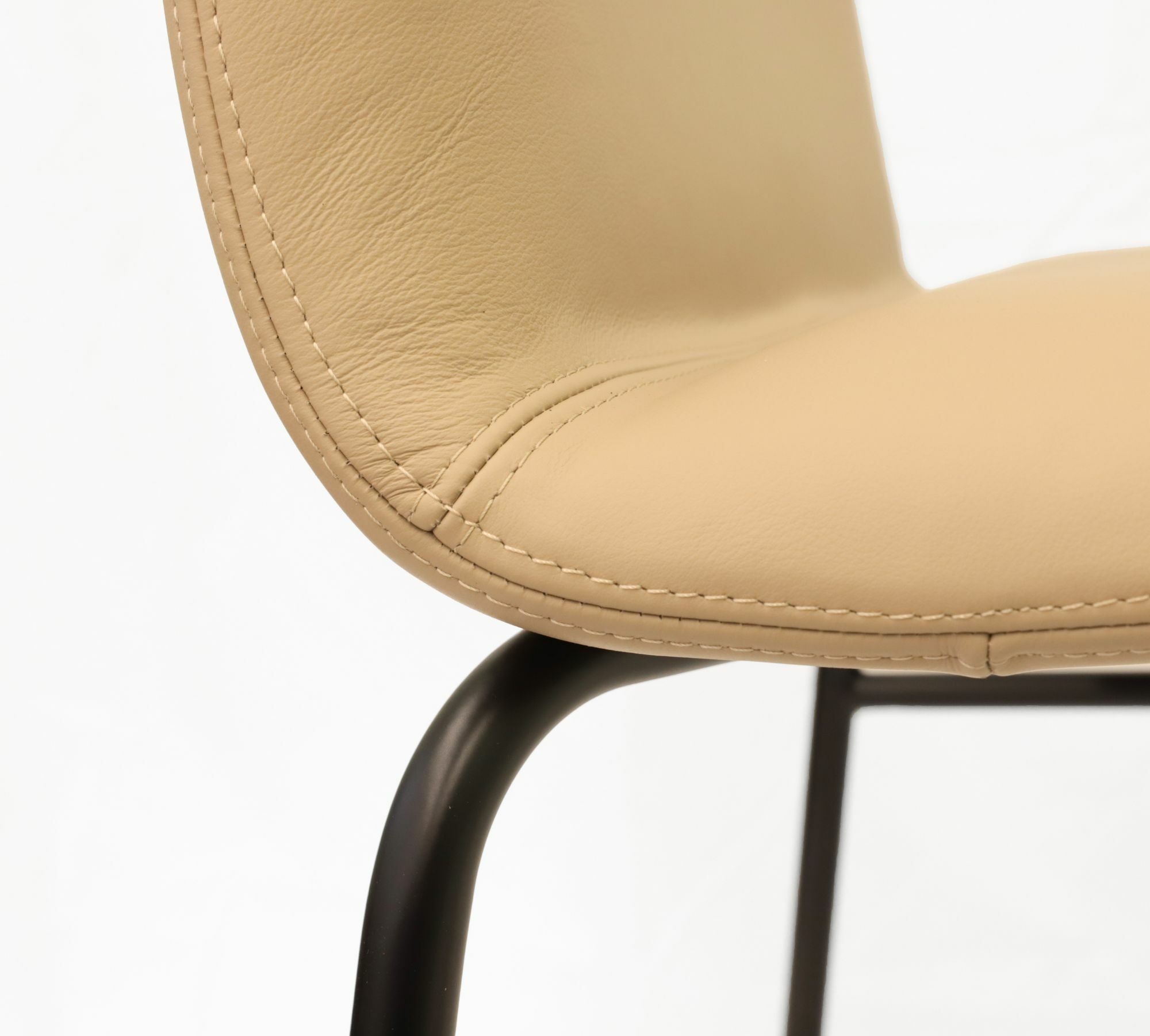 4x Bardot Chair Textile Metal Taupe 2