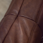 Togo Corner Sofa Pull-Up Leather Chocolate Brown 4