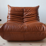 Togo armchair High-gloss leather Whiskey brown 1