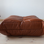 Togo Ottoman High Gloss Leather Whiskey Brown 2