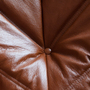 Togo Corner Sofa High Gloss Leather Whisky Brown 8