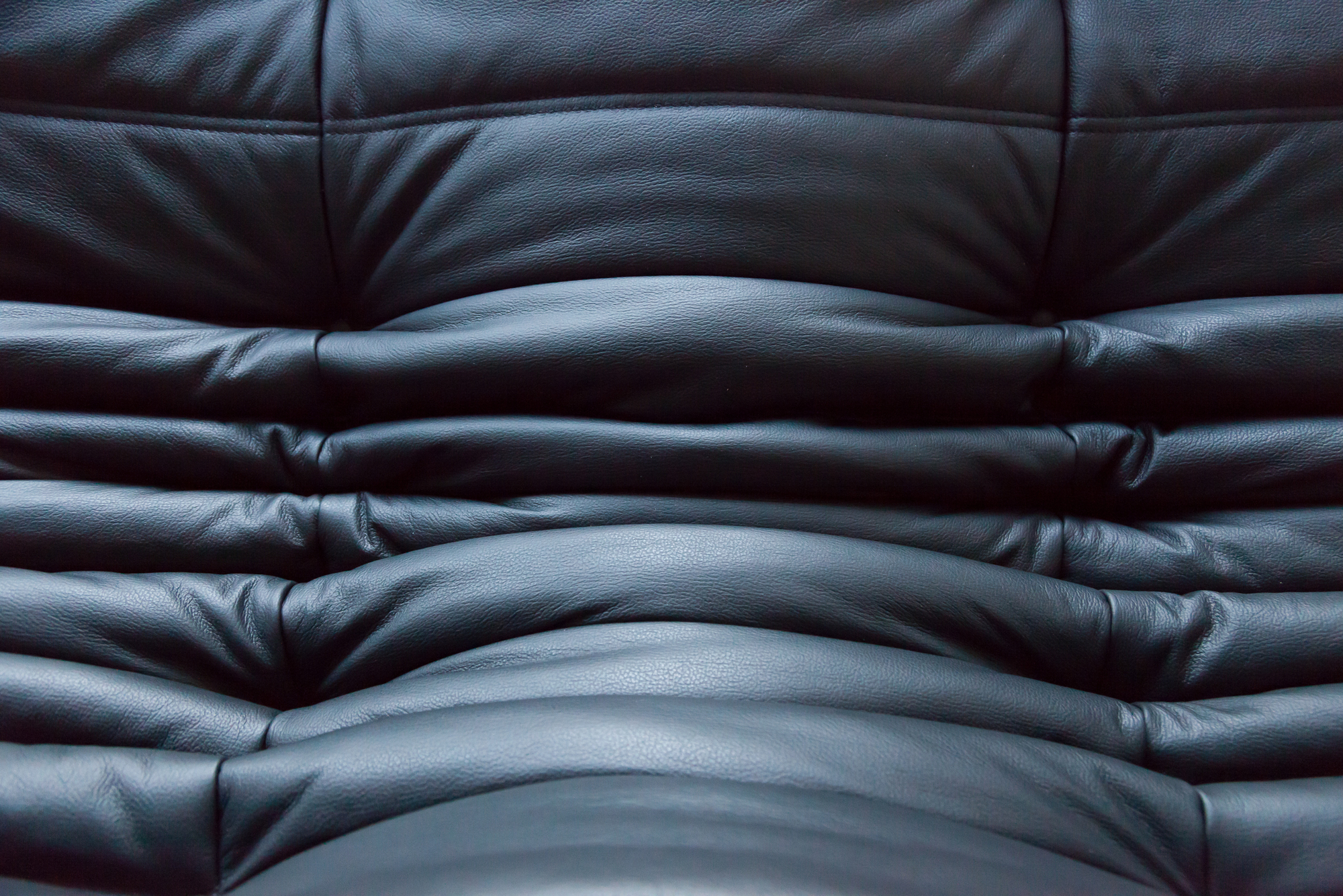 Togo Lounge Set 5-pc. Madras Leather Black 8
