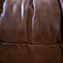 Togo Corner Sofa Pull-Up Leather Walnut Brown 8