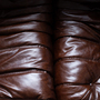 Togo Lounge Set 3-pc. High-gloss leather Dark brown 9