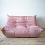 Togo Sofa 2-seater velvet pearl pink 0
