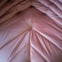Togo Corner Sofa Velvet Pearl Pink 3