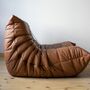 Togo Armchair Smooth Leather Folk Brown 2
