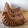Togo Sofa 2-seater Smooth Leather Folk Brown 2