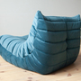 Togo armchair velvet sea blue 3