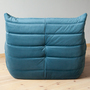 Togo armchair velvet sea blue 4