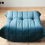 Togo Ottoman Velvet Sea Blue 4