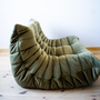 Togo Sofa 2-seater velvet khaki green 2