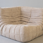 Togo Lounge Set 5-pc. Cord Beige 6