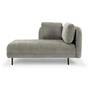 Ellis chaise longue removable armrest Planet Grey Green 0