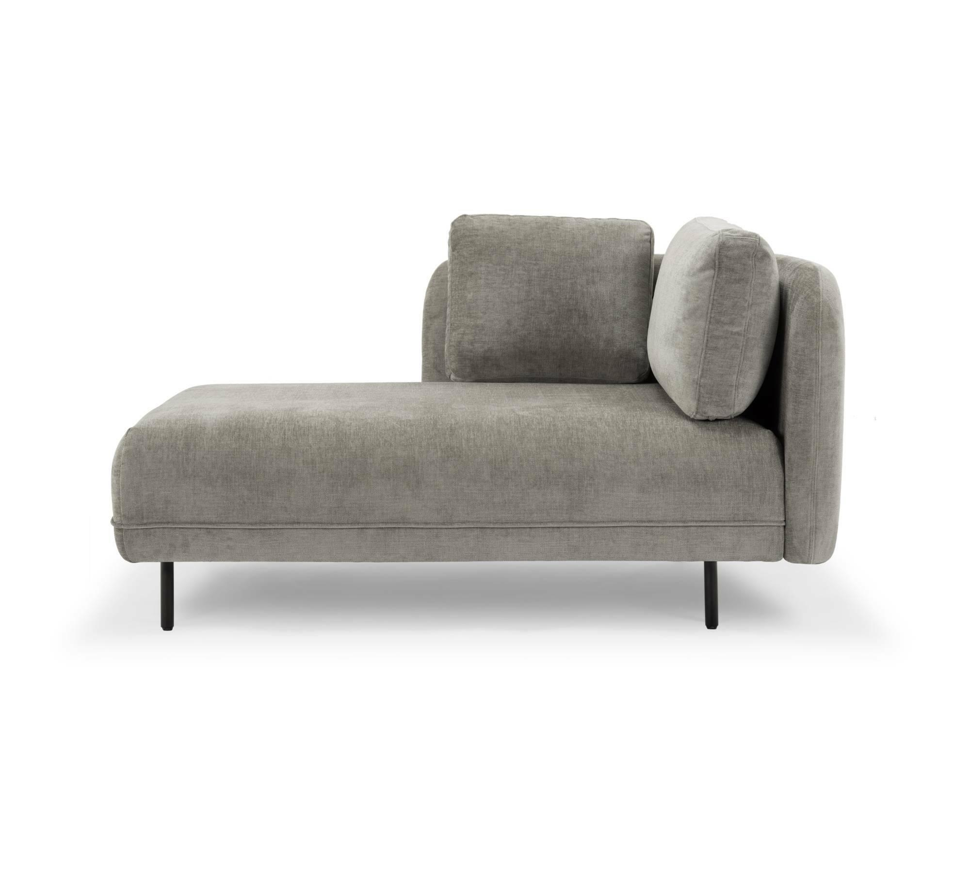 Ellis chaise longue removable armrest Planet Grey Green 0