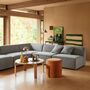 Dane 1-Seater Chaise Longue Left Velour Lux Dark Green 7