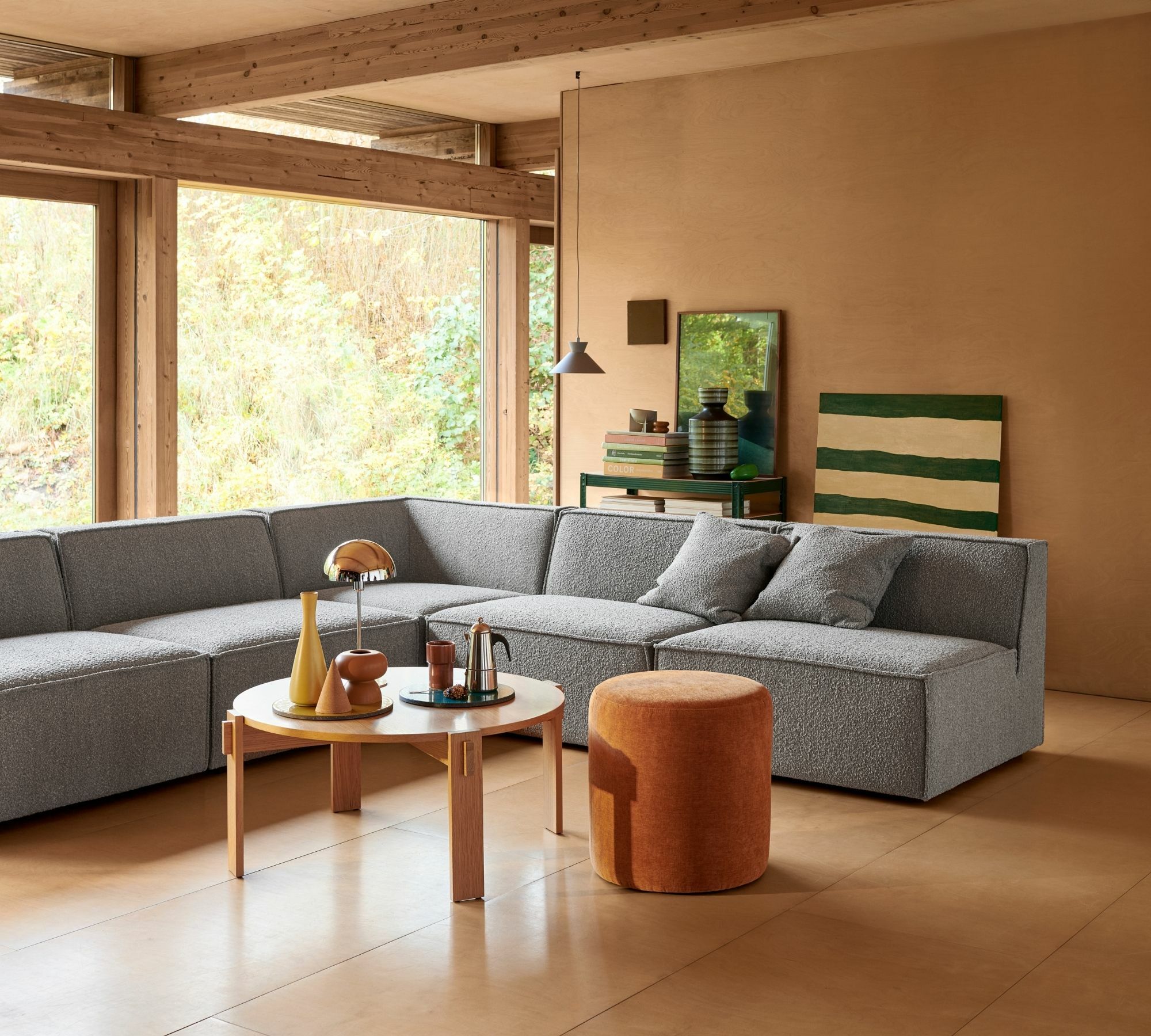 Dane 1-Seater Chaise Longue Left Velour Lux Dark Green 7