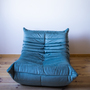 Togo Armchair Velvet Azure 0