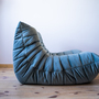 Togo Armchair Velvet Azure 2