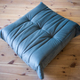 Togo Ottoman Velvet Azure Blue 1