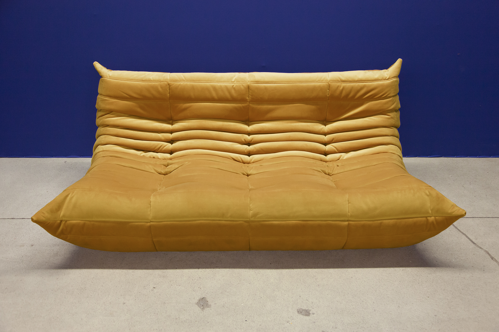 Togo Lounge Set 5-pc. Velvet Mustard Yellow 1